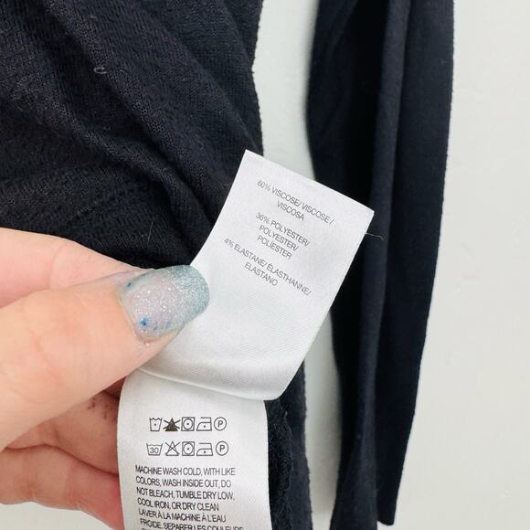 Lucky Brand Black Pullover Thin Sweater Women’s Size S - Picture 5 of 7